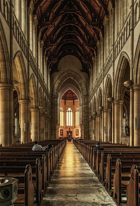 Gorgeous Church Interior Backdrop for Photoshoot SBH0204