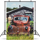 Old Abandoned Automobile Backdrop for Photography SBH0229