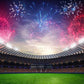 Stadium With Fireworks Backdrop Football Field Background