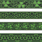 St. Patrick's Day Green Backdrop Clover Leaves Background