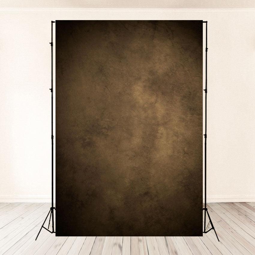 Dark Brown Abstract Fabric Photography Backdrop for Studio Prop