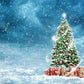 Snowflake Christmas Tree Backdrop for Party