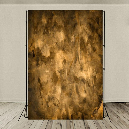 Dark Brown Abstract Textured Printed Photography Backdrop