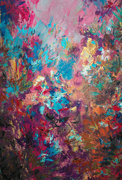 Original Abstract Oil Painting Background for Photography SBH0212