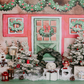 Merry Christmas Watercolour Backdrop for photoshootings SBH0263