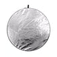 43 Inch/110cm Round 2-in-1 Multi-Disc Reflector for Studio Photography Lighting and Outdoor Lighting