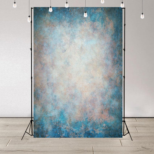 Blue Rust Abstract Background Fabric Photography Backdrops