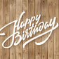 Happy Birthday Wood Floor Backdrop For Celebrate Birthday Party Photography
