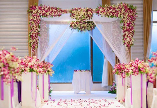 Romantic Wedding Ceremony Backdrop For Wedding Photography