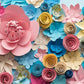 Birthday Flowers Baby Show Photo Booth Prop Backdrops for Picture