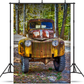 Rusted Rustic Vintage Car Backdrop for Photography SBH0228