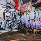 Painted Graffiti Wall Abandoned House Photography Backdrop SBH0206