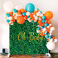 Fresh Green Leaves Photography Backdrop for Baby Shower