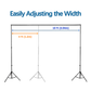 Adjustable Height and Width Backdrop Stand for Photography Background Support System Kit