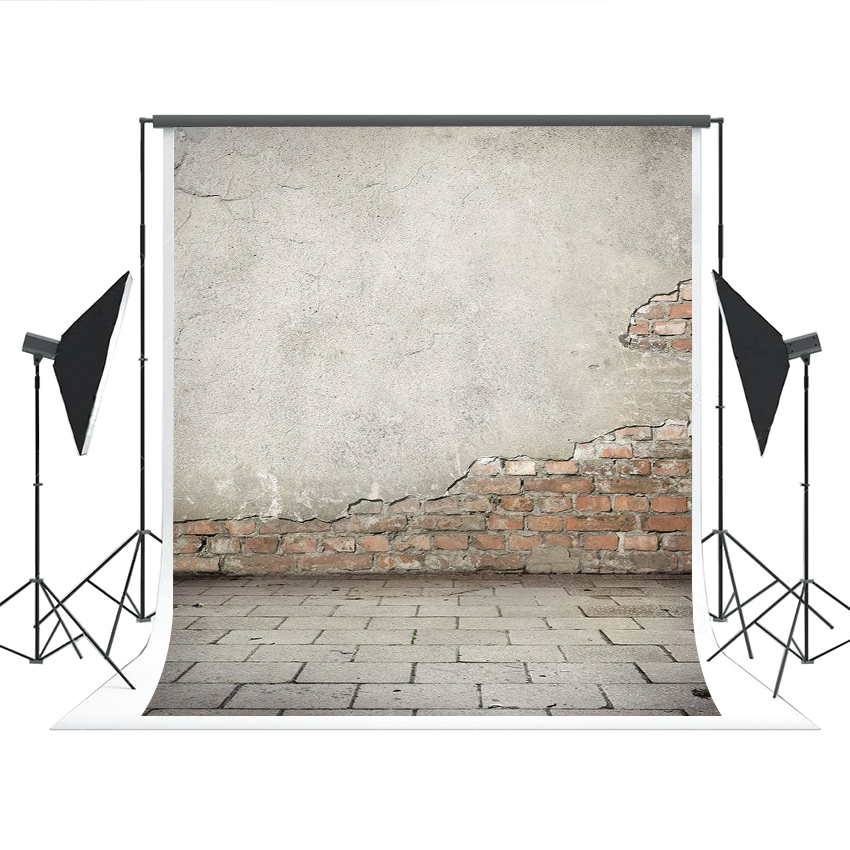 Old Brick Wall Weathered Vintage Photography Backdrops