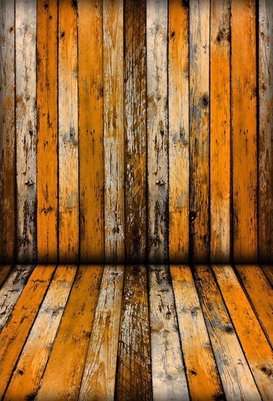 Yellow Wood Floor Backdrop Grunge Photography Background
