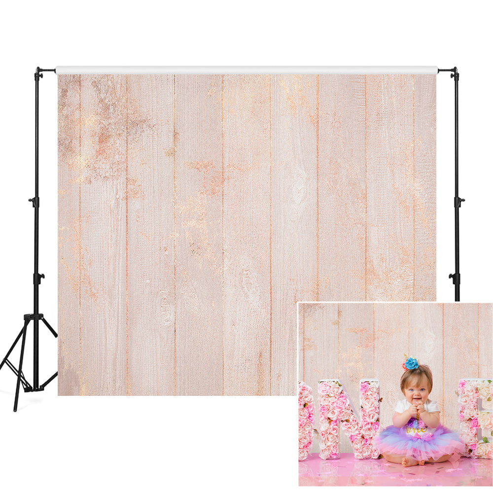 Rustic Pink Wood Photography Backdrop Wood Photo Backdrop for Photo Studio HM-H10032
