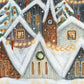 Winter Christmas Snow House Photography Backdrops