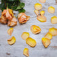 Wood Printed Yellow Petals Flowers Backdrop For Photography