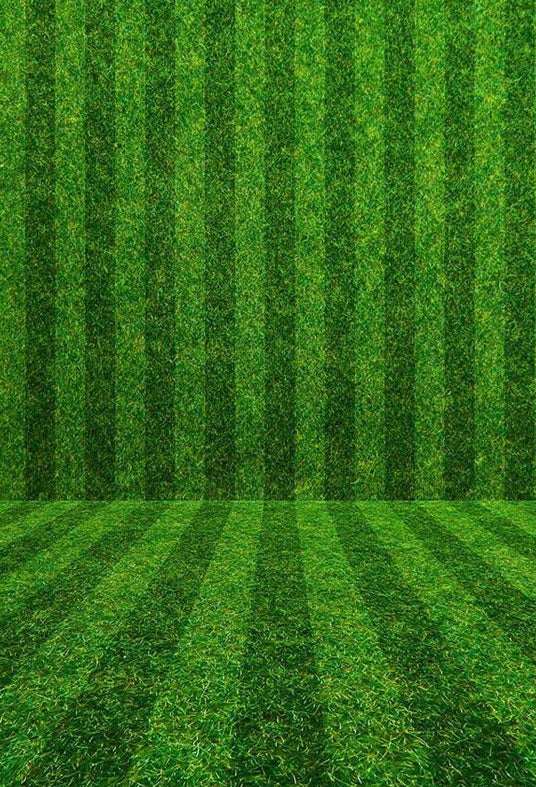 Green Grass Strips Floor  Backdrop Sports Photography Background