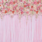 Pink Wall Weddings Bridal Shower Photography Backdrop