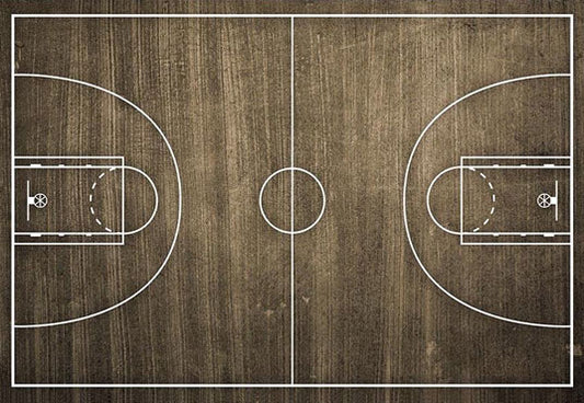 Wood Floor Backdrop Basketball Field Pattern Photography Background