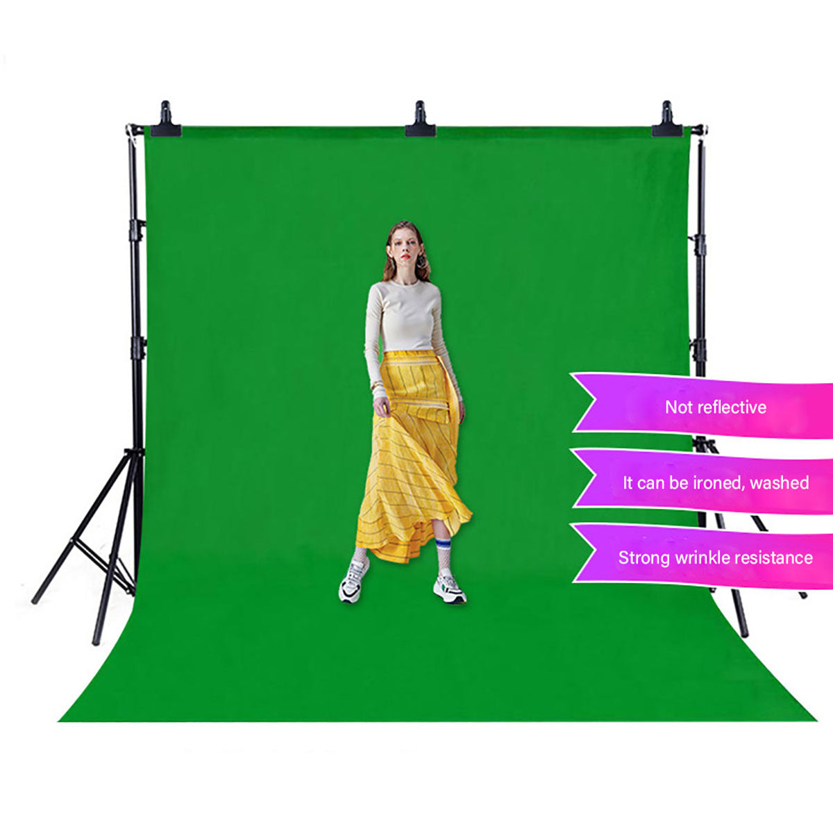 Green Screen Solid Backdrop Fabric Studio Photography Videography SBH0148