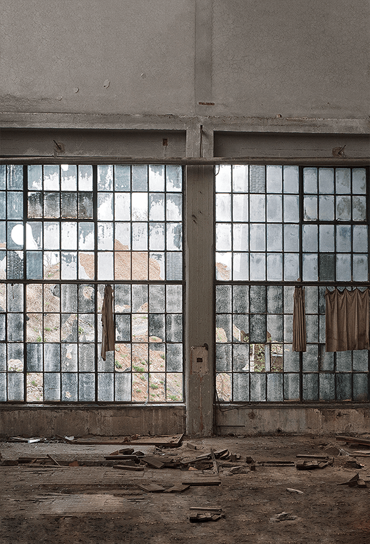 Big Windows Workshop Hall Factory Photography Backdrop SBH0199