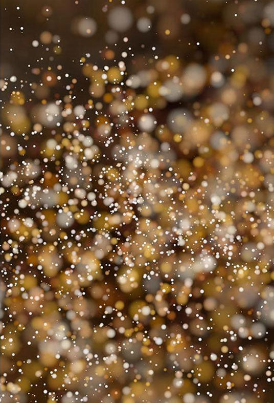Bokeh Golden Glitter Bokeh Backdrop for Holiday Photography Backdrop