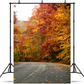 The Road Through Fall Forest Backdrop for Photography SBH0193