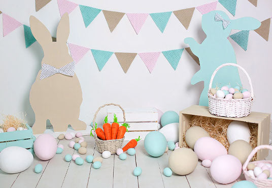 Happy Easter Photography Backdrop for Party