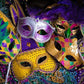 Secret Masks Backgrounds Masquerade Party Photography Backdrop