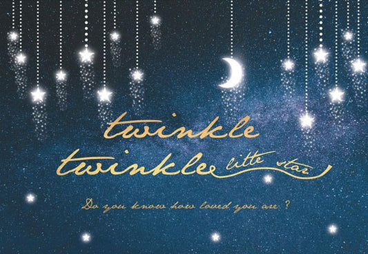 Twinkle Twinkle Little Star Baby Show Backdrops for Photo Booth Prop