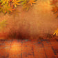 Autumn Wood Floor Maple Leaves Backdrops
