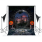 Hell Gate Scary of Night Halloween Backdrop for Photography Prop