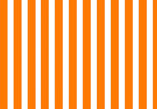 White and Orange Stripes Photo Studio Backdrops