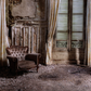 Abandoned Room Brown Armchair Photography Backdrop SBH0294