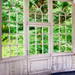 Old Wooden Winter Garden Backdrop for Photography SBH0290