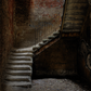 Historic Stairway Backdrop for Grunge Photography SBH0305