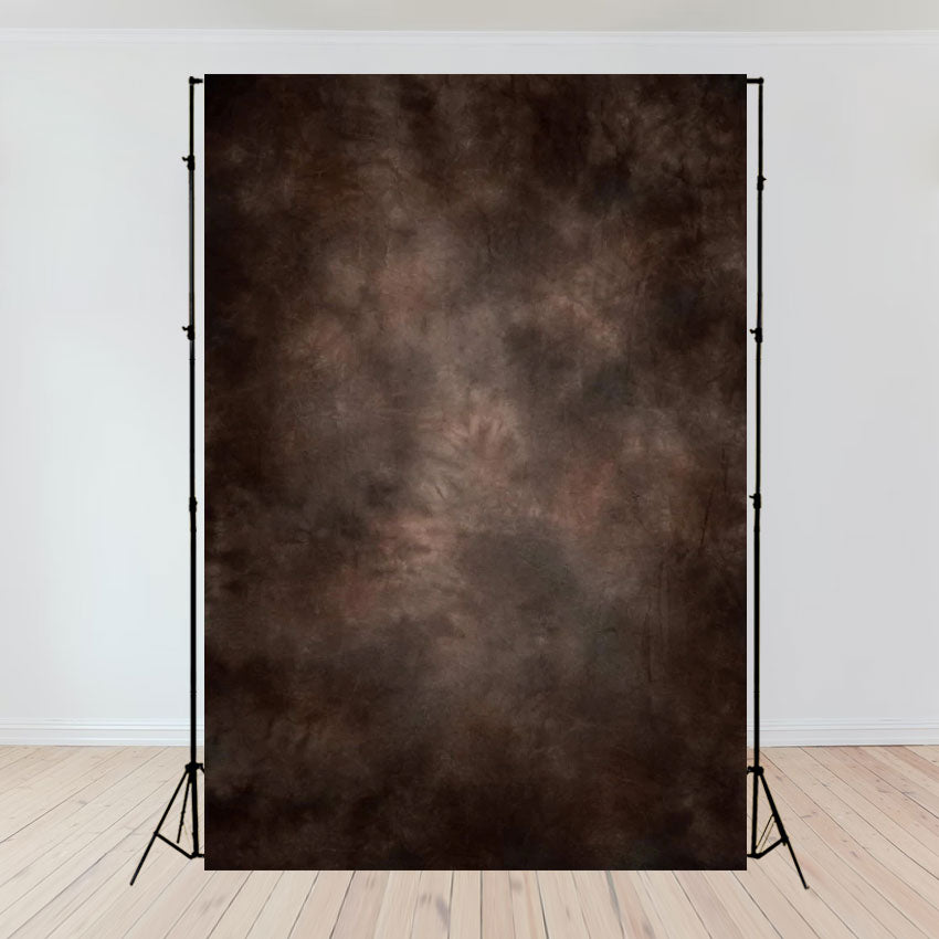 Dark Brown Abstract Mottled Photo Studio Backdrops