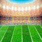 Green Grassland Stadium Backdrop Soccer Field Photography Background