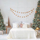 Bed Room Christmas Tree Gold Star Photo Backdrop for Studio