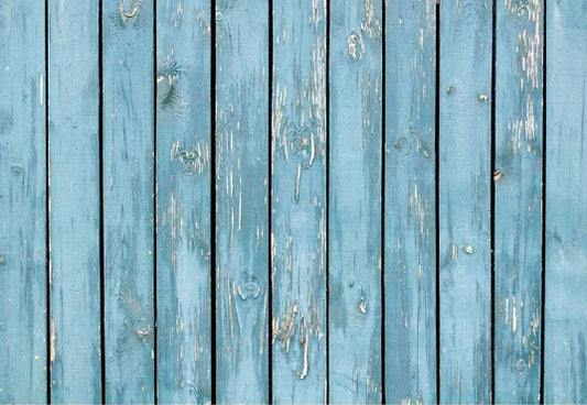 Cyan Peeling Wood Floor Backdrop For Party Photography Background