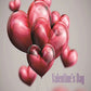 Happy Valentine's Day Backdrop Red Balloons Photography Background