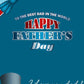 Blue Father's Day Background I Love Dad Theme Photography Backdrop