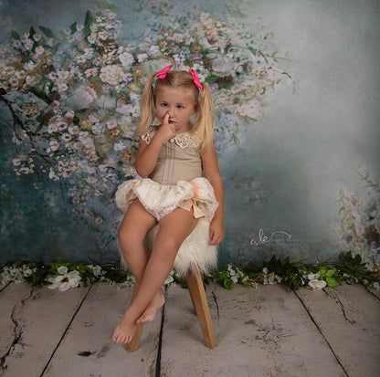 Portrait Floral Wedding Baby Newborn Backdrop for Photo Studio