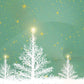 White Christmas Tree Mint Photography Backdrops