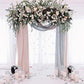 Romantic Flower Curtain Door Background for Wedding Photography Backdrop