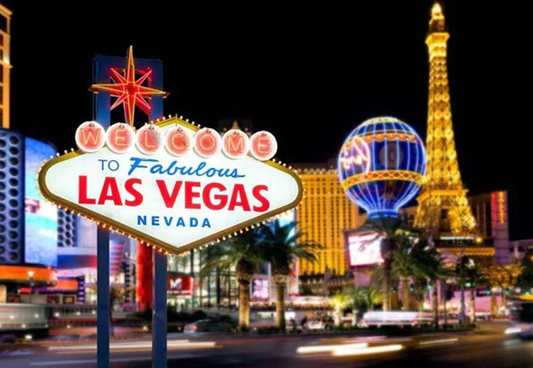 Las Vegas Theme American Cityscape Backdrop for Party Photography