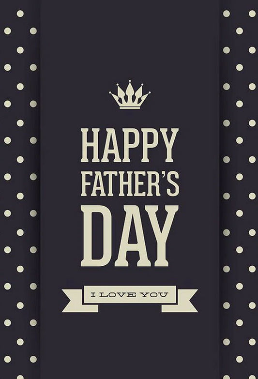 Father's Day With White Dots Background Celebration Photography Backdrop